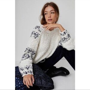 Anthropologie Pilcro Petra Feathered Sweater